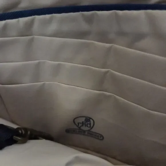 Travelon Anti-Theft RFID Passport Crossbody Bag Navy Blue Handbag Purse - Picture 8 of 13